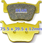Set of 4 Brake Pads for Honda TRX 450R TRX450 (2004–2009)