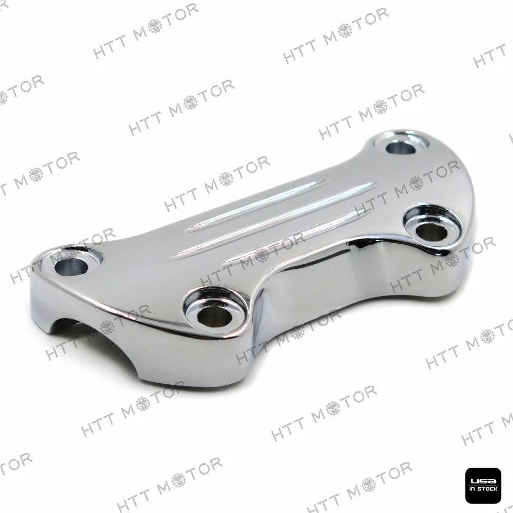 Smooth Groove Handlebar Clamp for Harley XL FX FXR Dyna Softail (1974–2006)