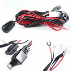 Relay Harness Wire Kit LED ON/OFF Switch for H11 H8 Fog Lights HID Worklamp (2019-2025)