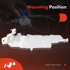 Windshield Washer Reservoir with Cap & Pump for Ford Escape (2020-2024)