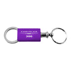 Purple Anodized Aluminum Valet Keychain - Officially Licensed for Chrysler 300