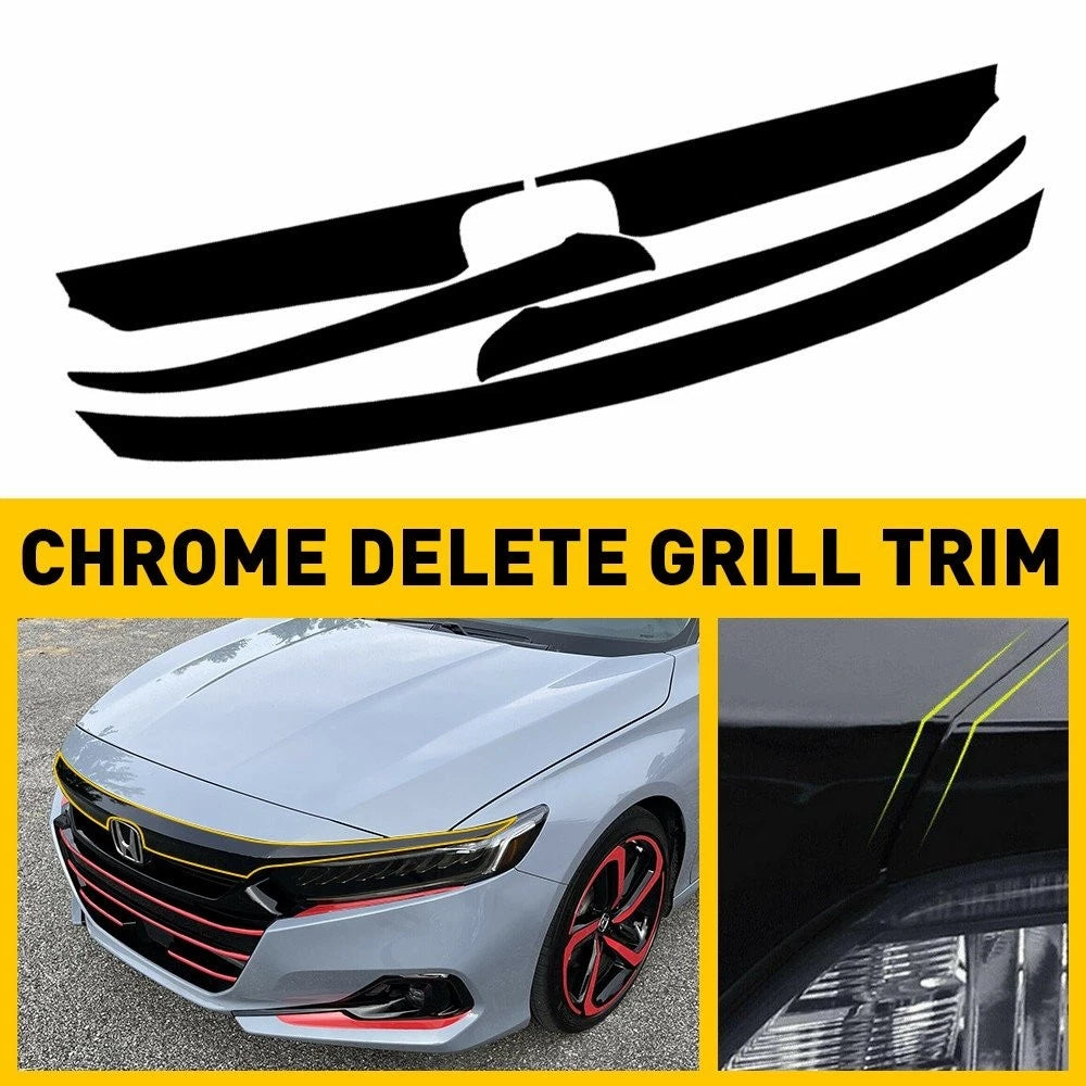 Chrome Delete Blackout Overlay for Honda Accord (2021–2022)