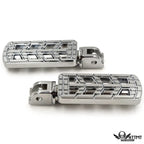 Chrome CNC Dominator Cut Foot Peg for Harley FXBR FXBRS (2018–2023)