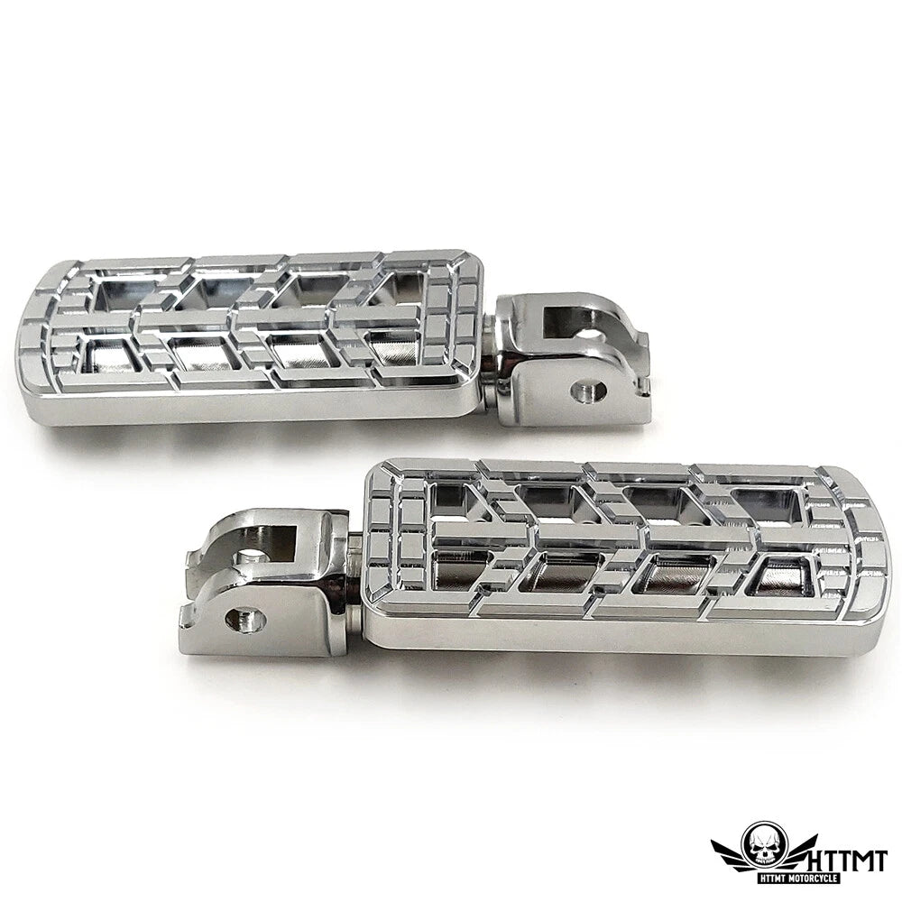 Chrome CNC Dominator Cut Foot Peg for Harley FXBR FXBRS (2018–2023)