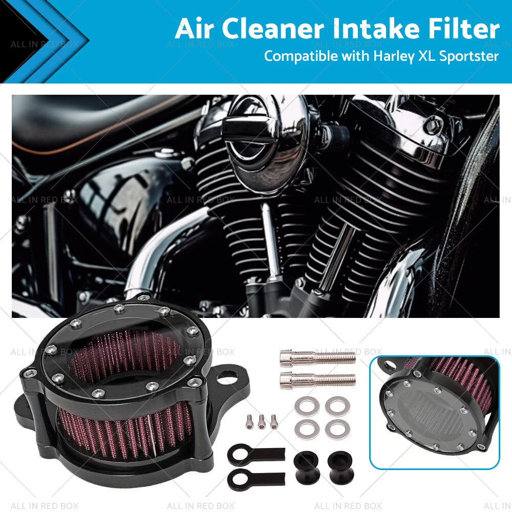 CNC Air Cleaner Intake Filter Kit for Harley Sportster XL (1991–2016)