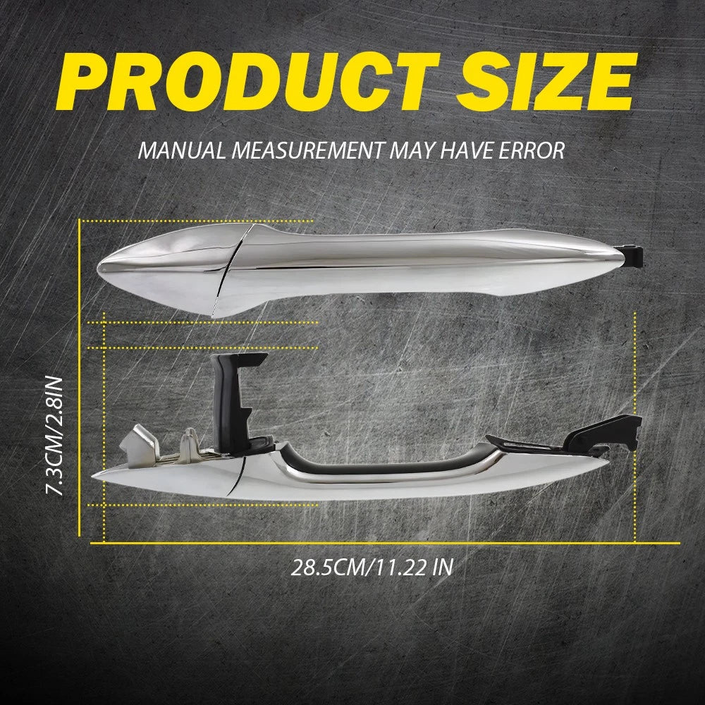 Outer Rear Left Driver Side Door Handle for Hyundai Elantra (2011–2016)