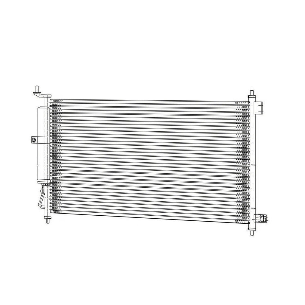 A/C Condenser Replacement Repair Part for Nissan Cube (2009–2014)