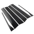 6X Glossy Black Pillar Post Door Trim for VW Jetta Sedan (2006–2010)