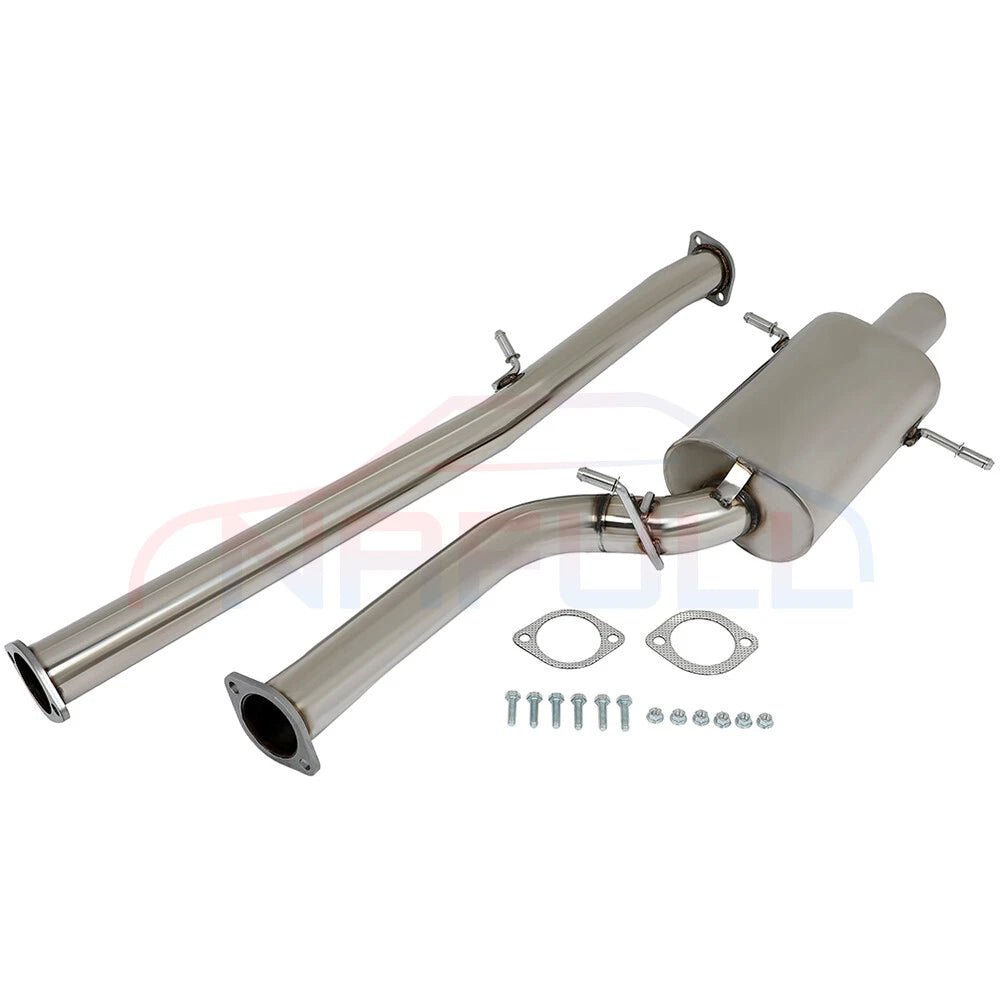Oval 3.5" Tip Muffler Exhaust System for Subaru Impreza WRX/STI (2002–2007)