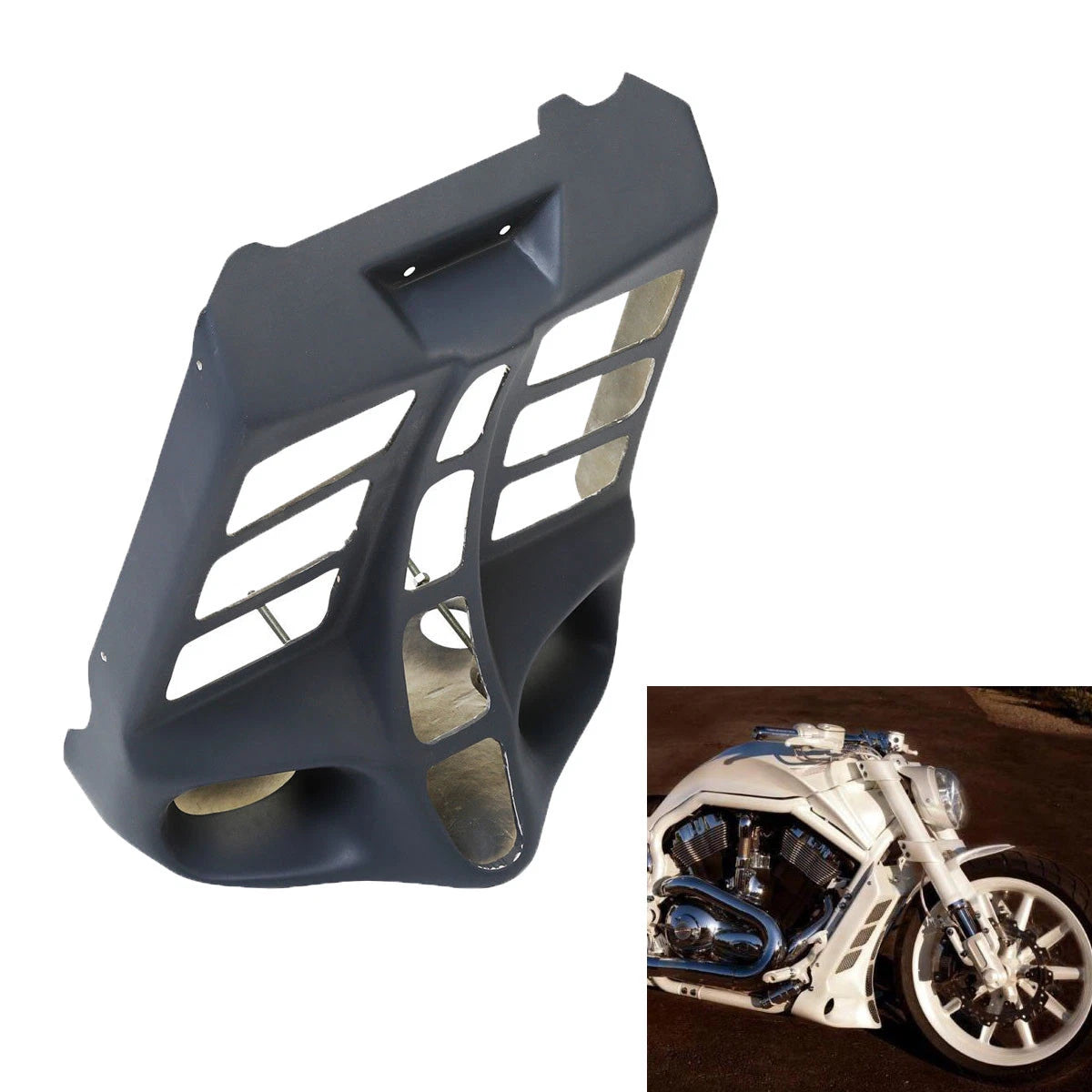 Unpainted Radiator Cover for Harley Davidson VRSC VRSCAW VRSCDX (2007–2011)