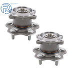 Pair Rear Wheel Hub Bearing 512373 for Nissan Rogue (2008–2020) AWD
