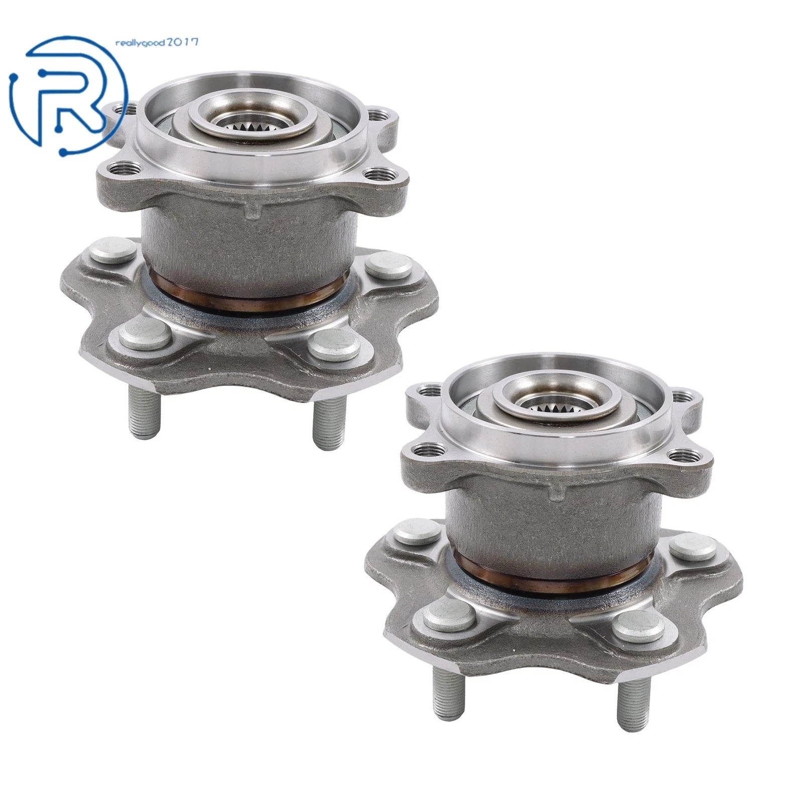 Pair Rear Wheel Hub Bearing 512373 for Nissan Rogue (2008–2020) AWD
