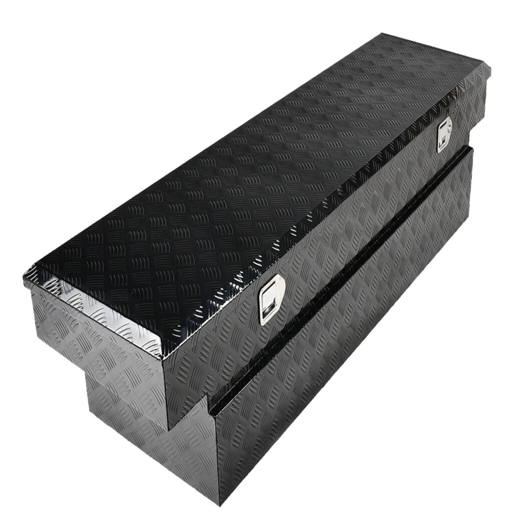 Black Aluminum Tool Box for Truck Pickup Trailer Storage (70"x20"x14.75")