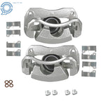 Pair Front Brake Calipers for Toyota Camry Avalon Lexus ES350 (2007–2019)