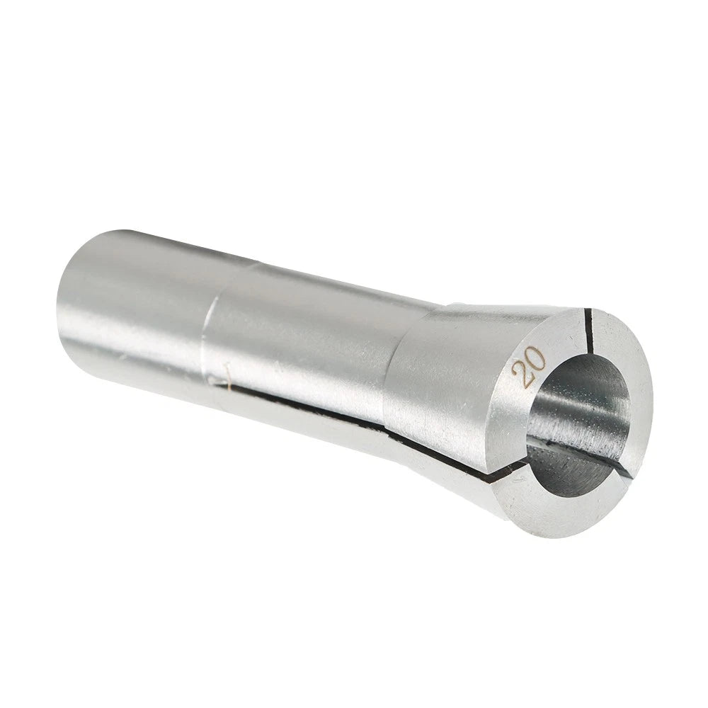 Set of 10 R-8 Round Collets for Milling Lathe (3mm–20mm)