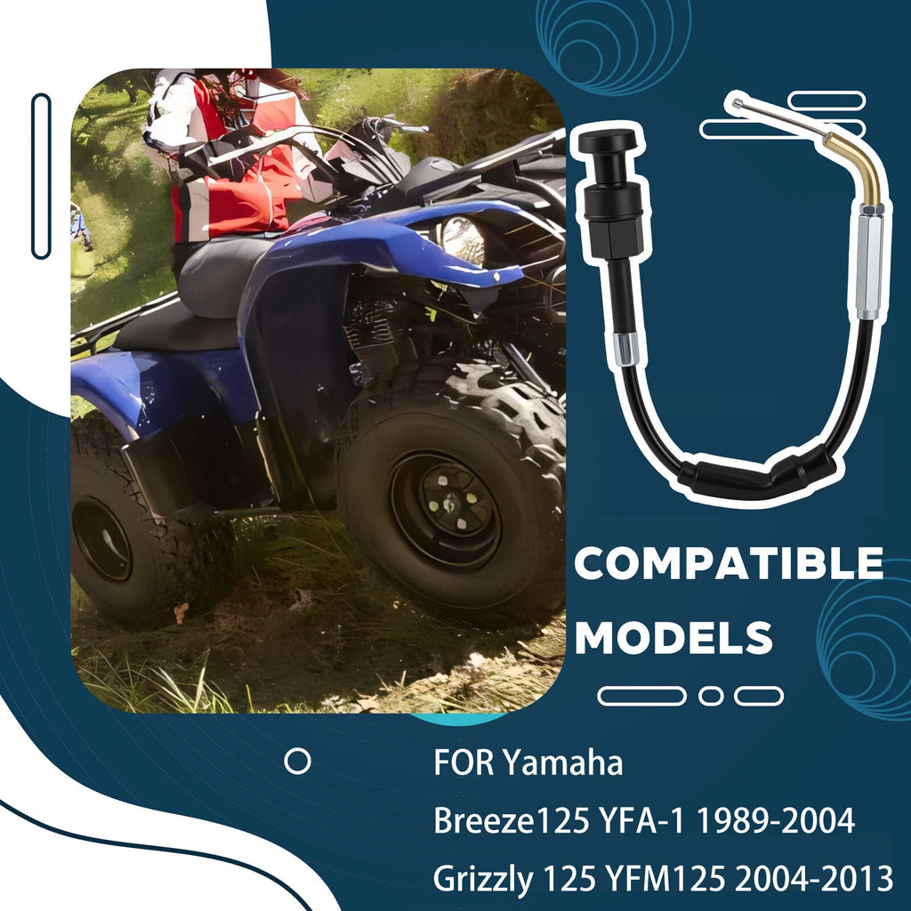 Starter Choke Cable for Yamaha Breeze YFA1 (1989–2004), Grizzly YFM125 (2004–2013)