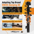 Front Pair Struts Shocks w/ Coil Spring for Toyota Sienna (2007–2010)