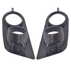 Pair Front Bumper Fog Light Ring Covers for BMW M3 E46 (2001–2006)