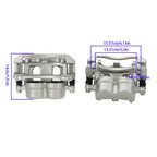 Set of 2 Front Brake Calipers with Bracket for Saturn Pontiac Chevrolet (2004–2007)