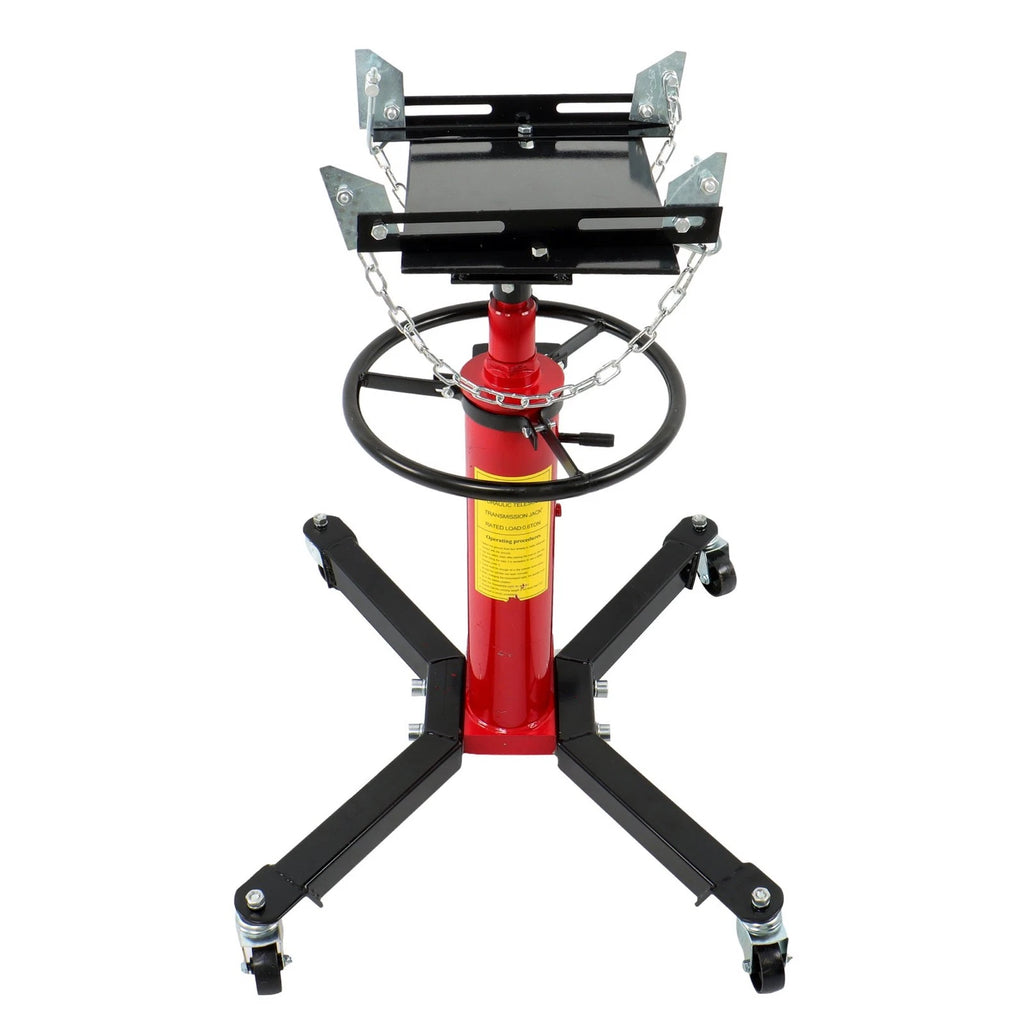 2 Stage Hydraulic Transmission Jack for Universal Use (360° Swivel Wheel)