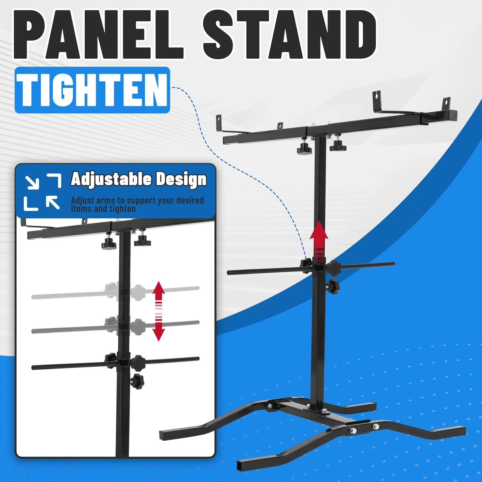 Adjustable Spray Paint Stand for Universal Auto Body Work Repair Tool