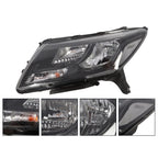 Black Headlights for Nissan Pathfinder (2013–2016) Driver & Passenger Side