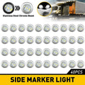 40X LED Marker Lights for Trailer Truck RV Clearance (Universal)