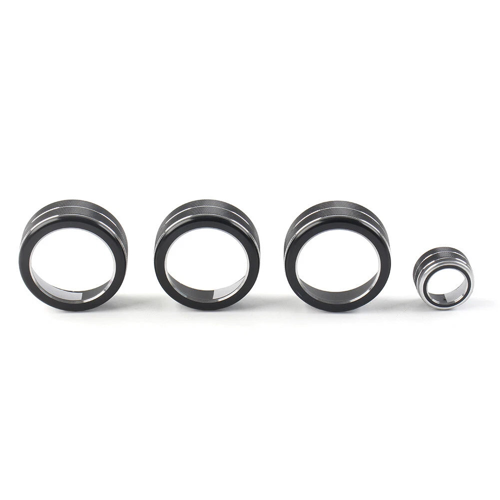 Black AC Climate Control Knob Ring Cover for Honda Civic CR-V (2023–2024)