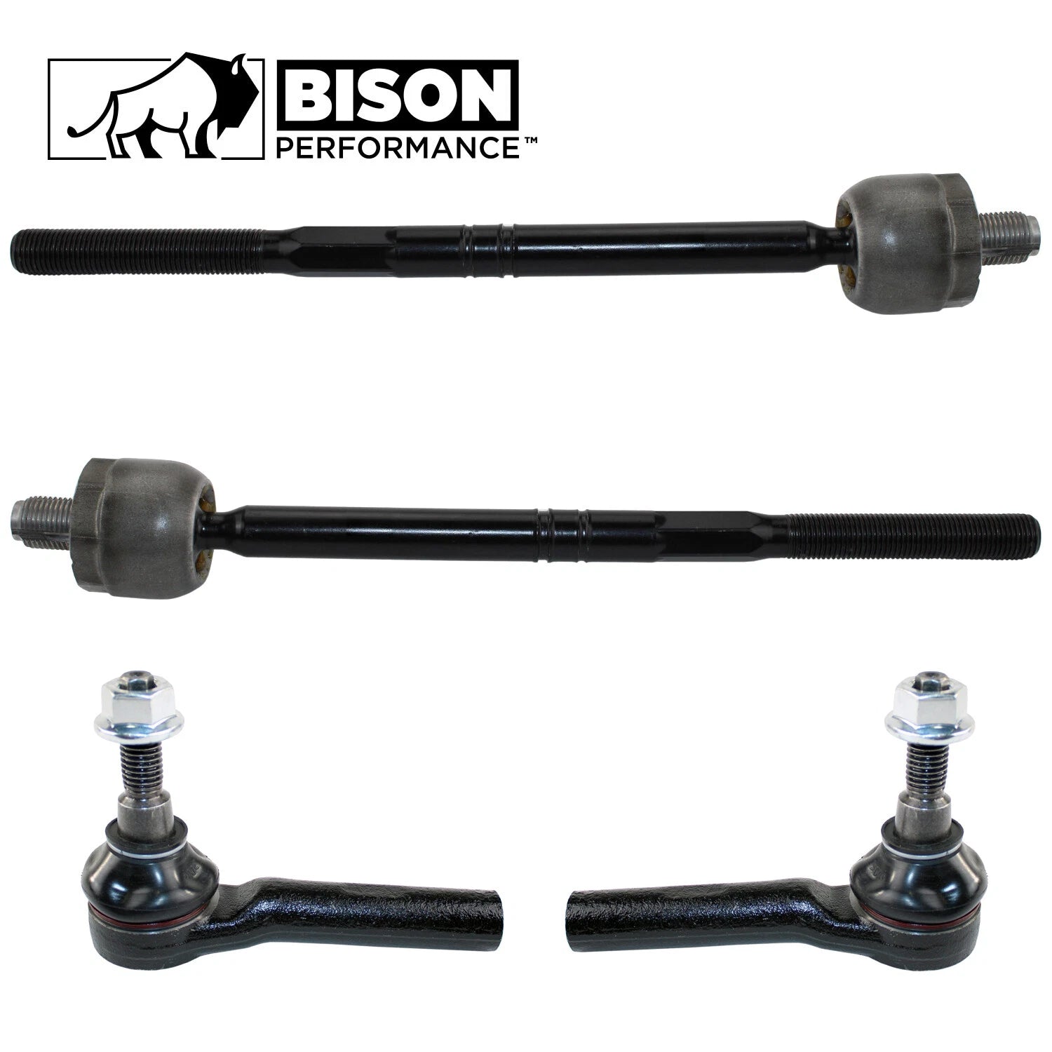 Set of 4 Inner & Outer Steering Tie Rod Ends for Ford Mercury