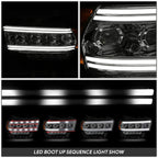 Chrome Amber LED Sequential Chasing Projector Headlight for Ram 2500 (2019–2024)