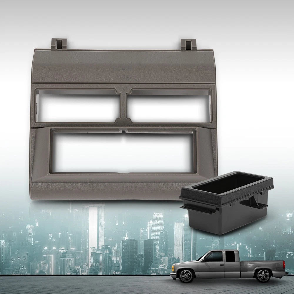 Radio Dash Pocket Bezel Kit for Chevy GMC Trucks (1988–1994)