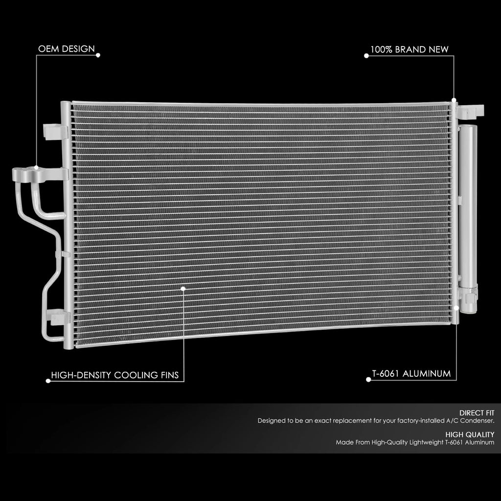 A/C Condenser for Hyundai Tucson, Kia Sportage 2.4L (2010–2016) HY3030142