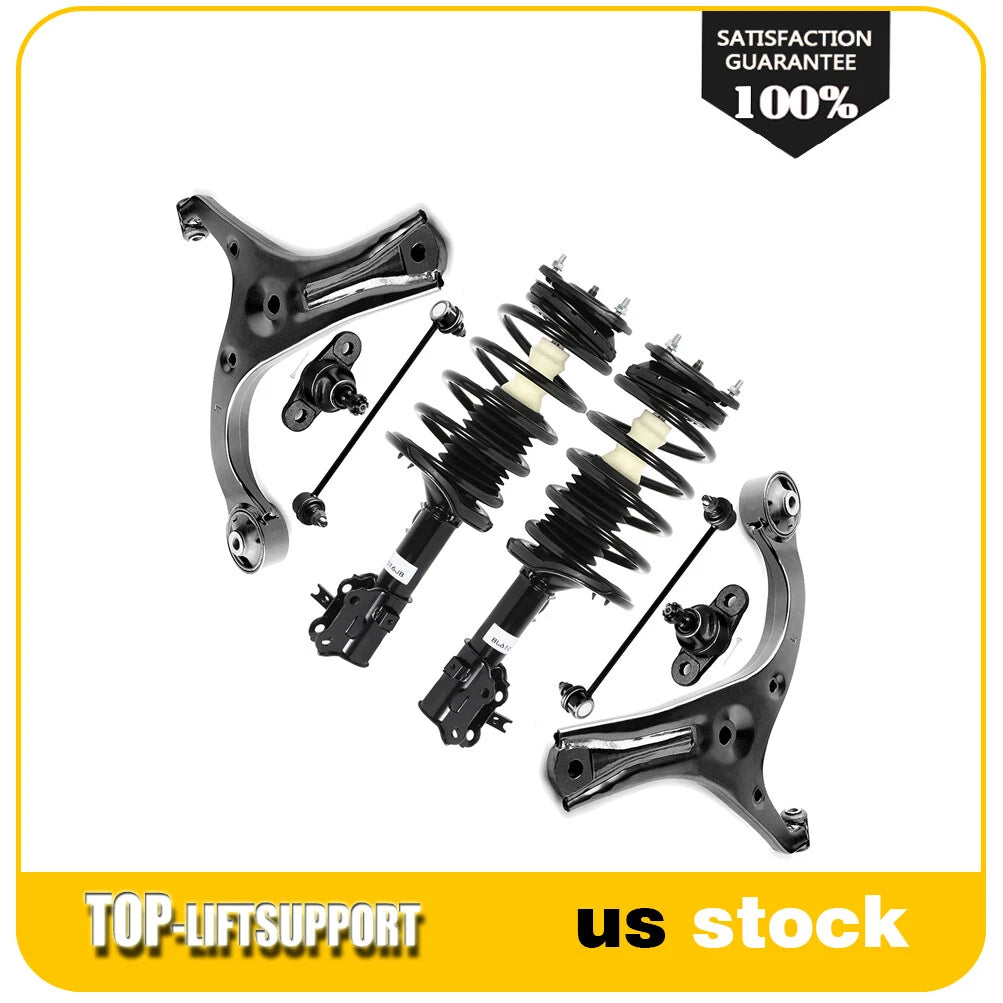 Set of 2 Front Strut Control Arms for Hyundai Accent, Kia Rio