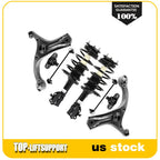 Set of 2 Front Strut Control Arms for Hyundai Accent, Kia Rio