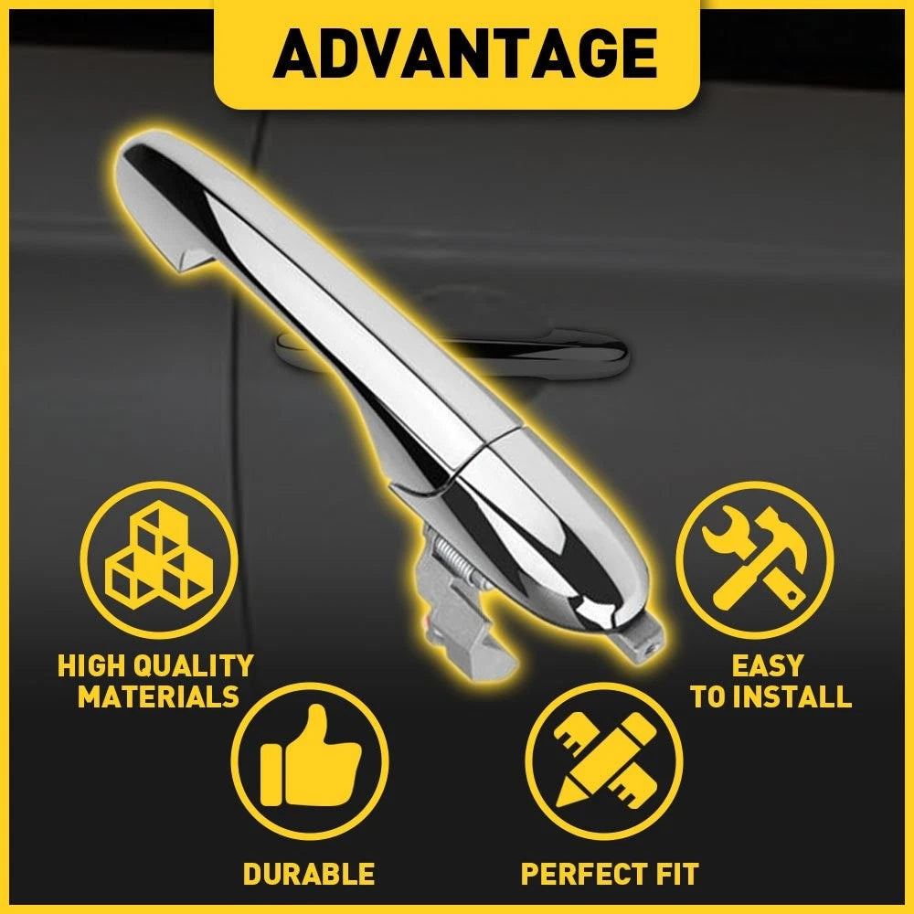 Chrome Outer Door Handle LH for Fiat 500 (2012–2019)
