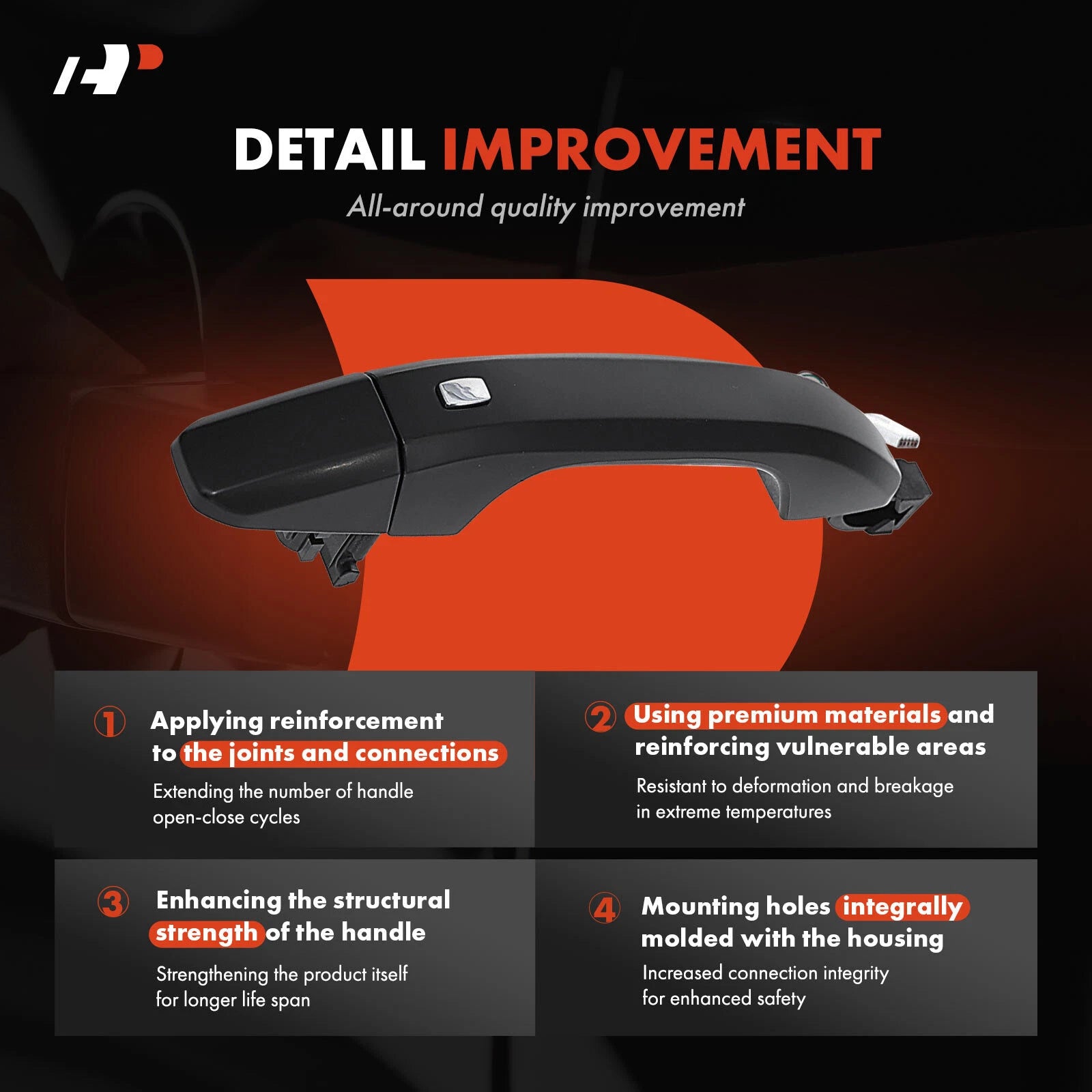 Exterior Door Handle for Chevrolet Silverado 1500 (2019–2023)