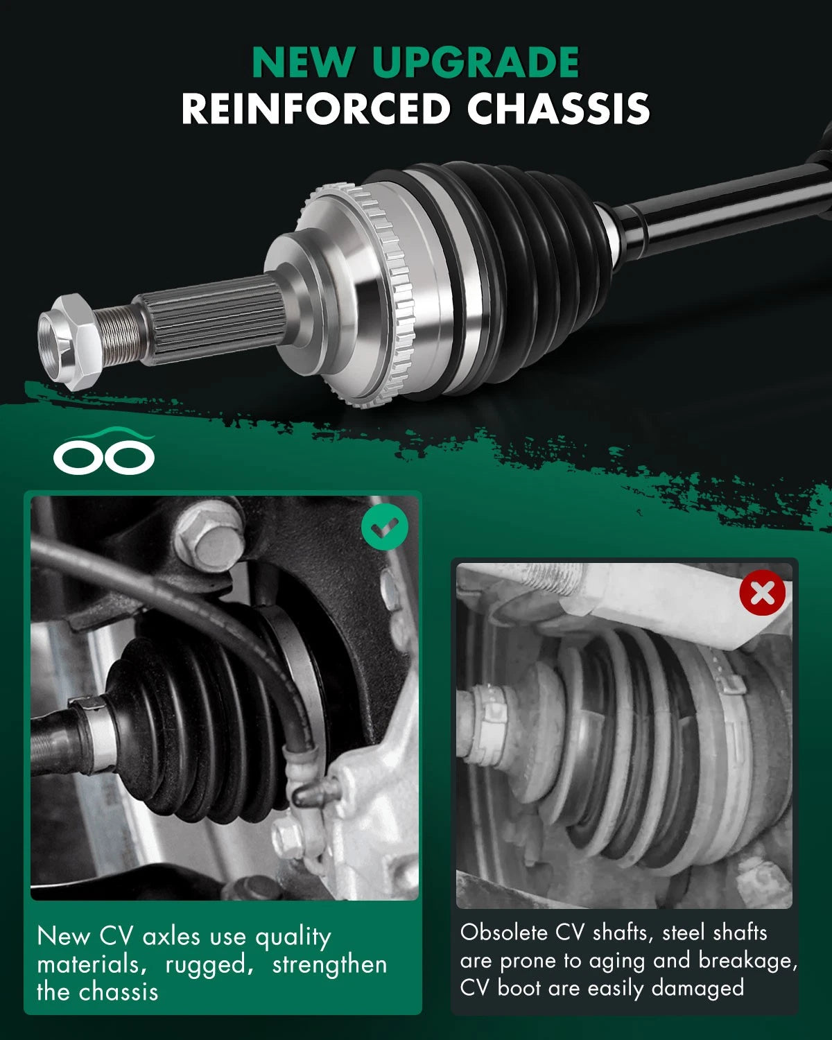 CV Axle for Ford Escape (2001–2004, 2006–2008) - Front Left Automatic Trans