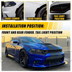 Tail Light & Side Marker PreCut Overlay Vinyl for Dodge Charger (2015–2023)