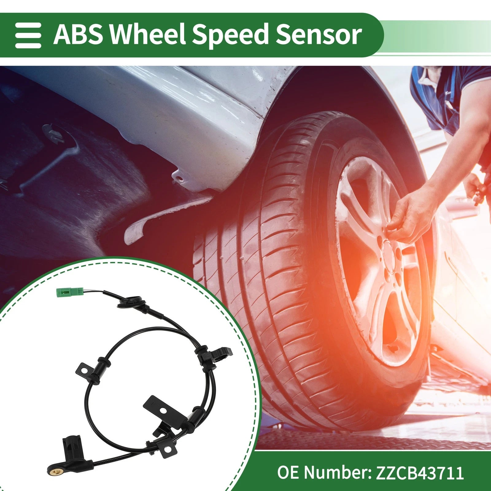 ABS Wheel Speed Sensor No.ZZCB43711 for Mazda Tribute (2009–2011)