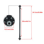 6000lbs Trailer Axle for 6 Lug Vehicles (95" Hub Face, 80" Spring Center)