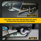 2X Upgraded Metal Sun Visor Clips for Jeep Wrangler JK JL JT (2018–2022)