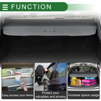 Retractable Cargo Cover for Toyota Land Cruiser Prado (2010–2023) Gloss Black