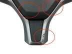 Driver Wheel Airbag for Tesla Model S Model X (2012–2021) 1456163-31-A, Black Leather