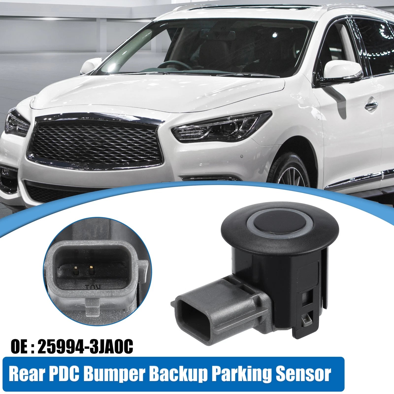 1 Pcs Rear PDC Bumper Backup Parking Sensor for Nissan Pathfinder (2013–2020) 25994-3JA0C