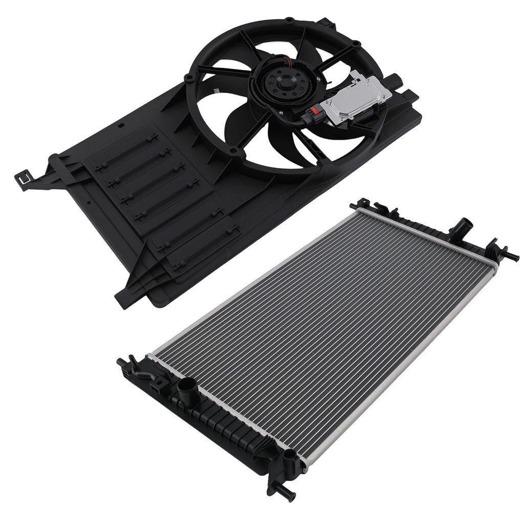Radiator and Cooling Fan for Mazda 3 (2010–2013)