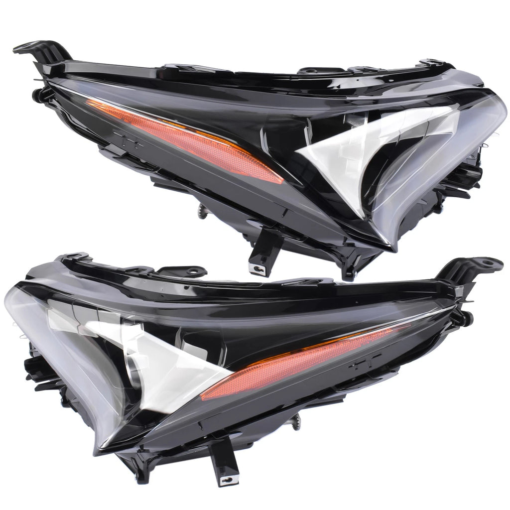 2X LED Headlight w/o AFS for Lexus NX200t NX300 NX300h (2018–2021)
