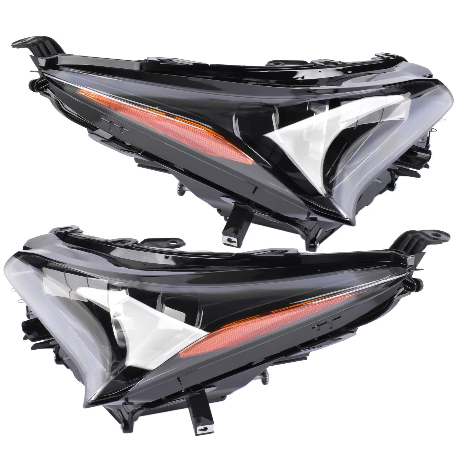 2X LED Headlight w/o AFS for Lexus NX200t NX300 NX300h (2018–2021)