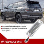2X LED License Plate Light for Toyota 4Runner (1996–2022) & Sequoia (2001–2022)