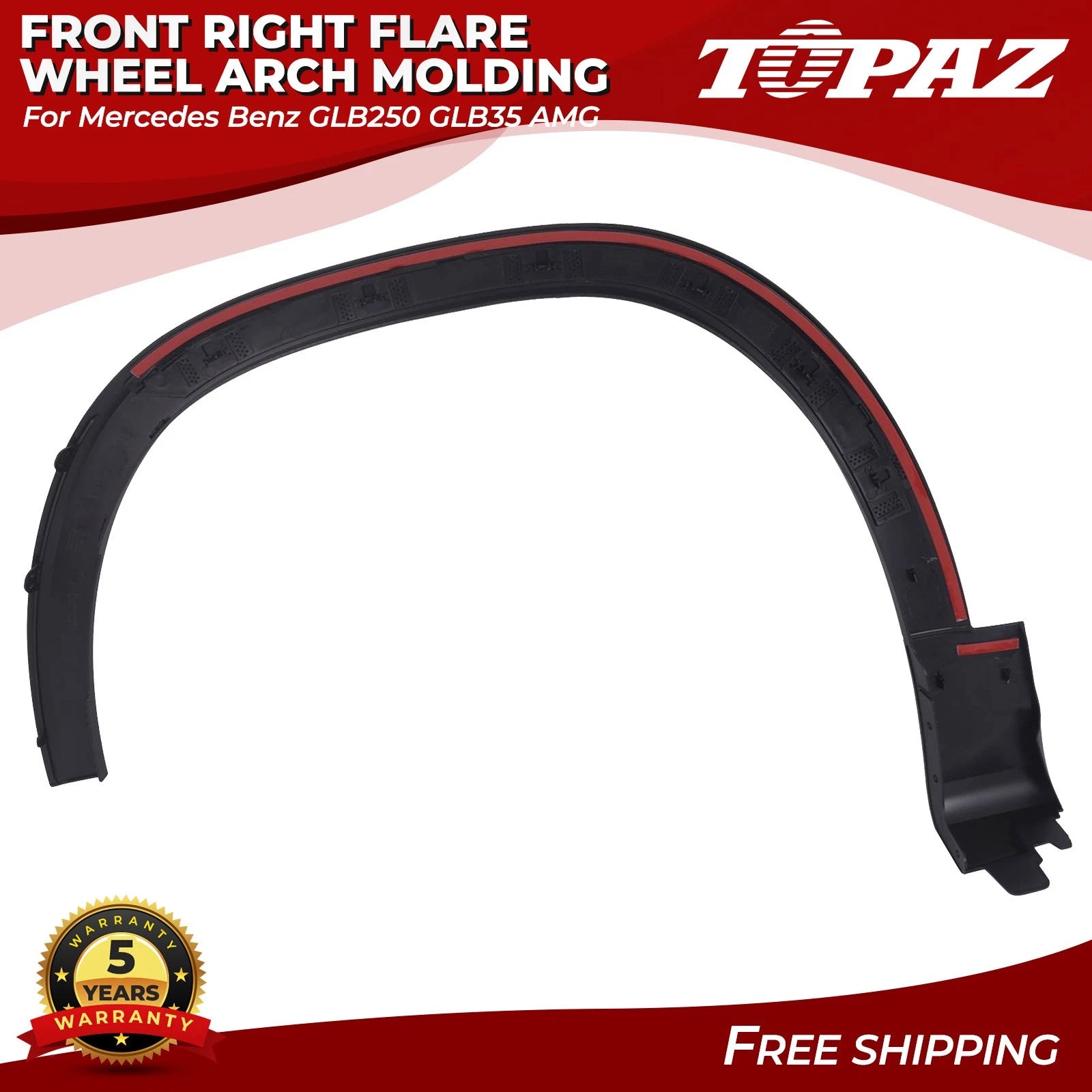 Front RH Wheel Arch Molding for Mercedes Benz GLB 250 (2020–2024)