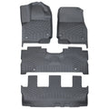 Set of 3 Row Floor Mats for Ford Expedition (2018–2025) TPE All Weather